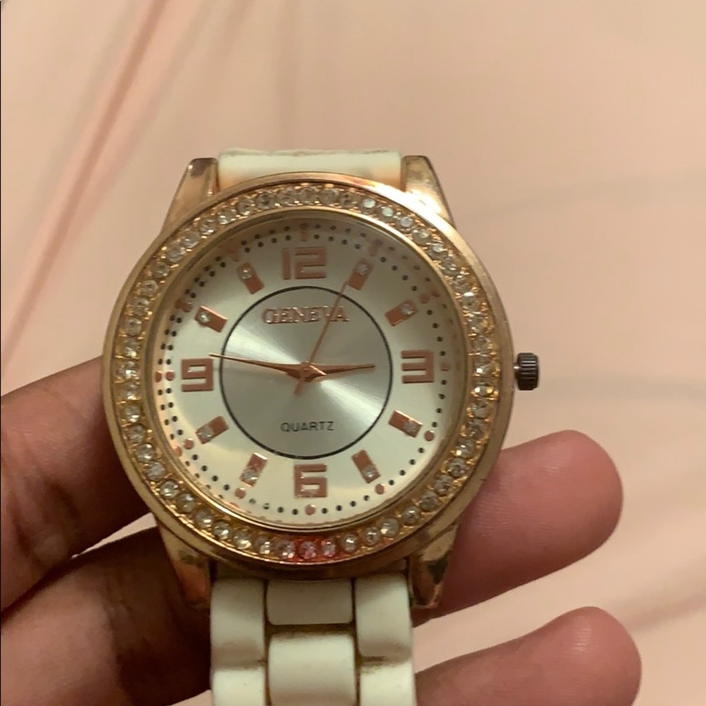 White & Gold Watch